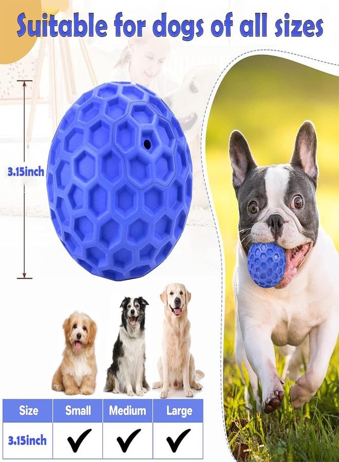 SLAUNT Indestructible Squeaky Dog Ball, Large/Medium Dog Aggressive Chewing,Interactive Dog Toy Relieves Anxiety, Cleans Teeth,Outdoor Waterproof - Image 5
