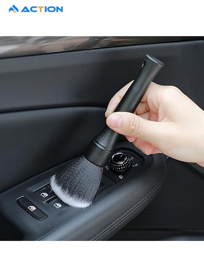 ACTION Car Interior Detailing Brush, Soft Bristle Cleaning Brush Car Detailing Brush Dusting Brush, Car Interior Cleaning Tool, Auto Detail Brush Car Dash Duster Brush - Image 4