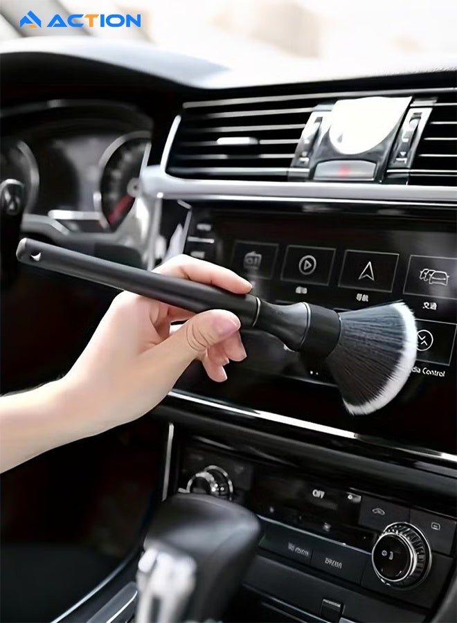 ACTION Car Interior Detailing Brush, Soft Bristle Cleaning Brush Car Detailing Brush Dusting Brush, Car Interior Cleaning Tool, Auto Detail Brush Car Dash Duster Brush - Image 1
