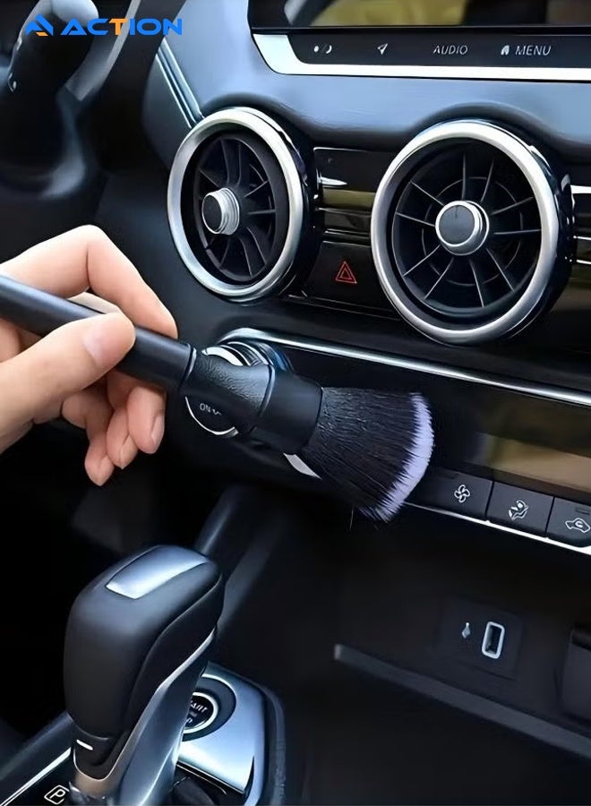 ACTION Car Interior Detailing Brush, Soft Bristle Cleaning Brush Car Detailing Brush Dusting Brush, Car Interior Cleaning Tool, Auto Detail Brush Car Dash Duster Brush - Image 3
