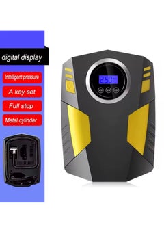 سمارتكس منفاخ هواء رقمي كهربائي صغير لإطارات السيارة مزود بإيقاف تلقائي وإضاءة LED 12 فولت مضخة هواء محمولة سريعة للسيارة والدراجة النارية ومرتبة هوائية كروية  - Image 4