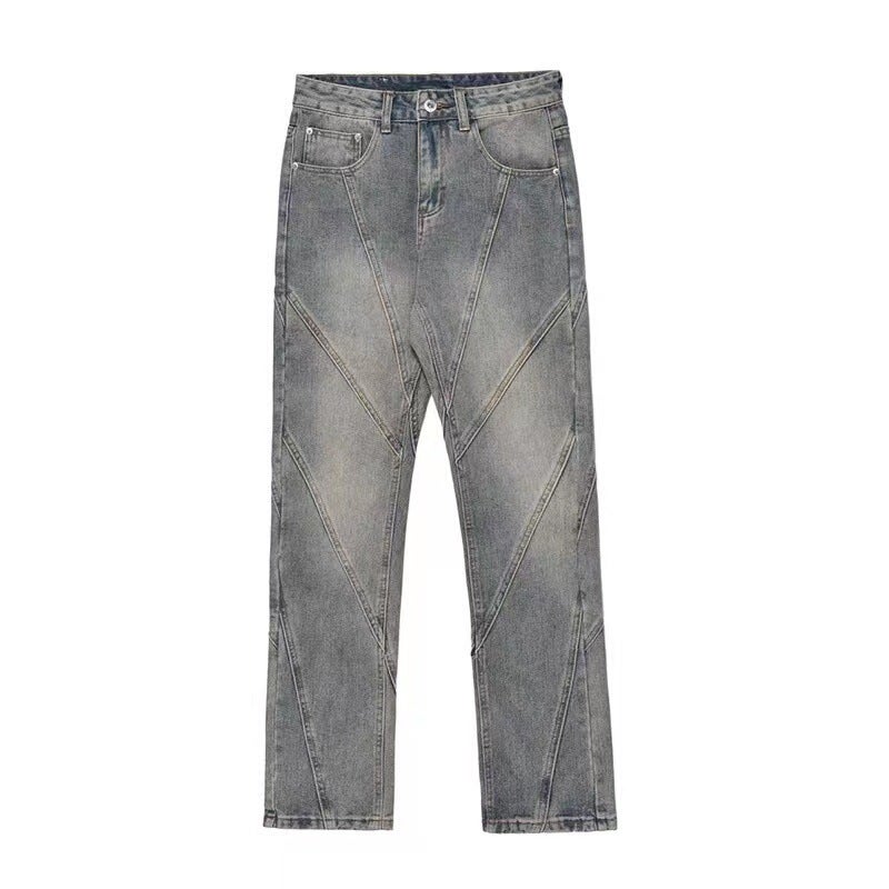 Unisex Classic Denim Jeans Loose Fit Daily Outdoor Wear - Image 1