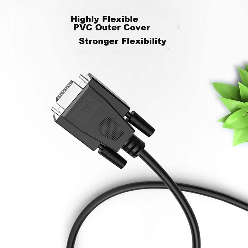 JD Jing Zao Z-TEK DB9 Serial Cable, RS232 Male to Female Straight Through Extension Cable, Suitable for Digital Machines, Bar Code Machines, DB Nine-Pin Connection Cable 10 Meters ZC309 - Image 3