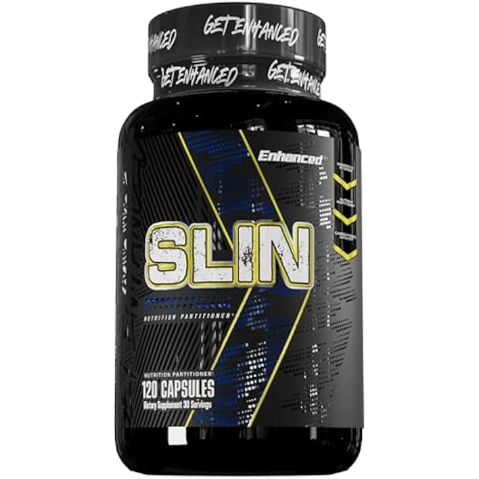 Enhanced Labs SLIN Nutrient Partitioner Supplement, Build Muscle Eliminate Carb Fear, 120 Capsules - Image 1