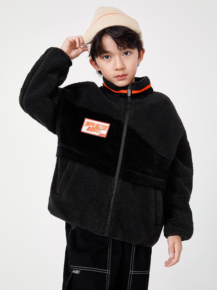 بالابالا جاكيت بصوف شيربا للأولاد - Image 3