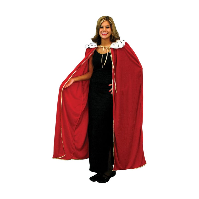 Beistle 4' 4" Adult King Queen Robe, Red (60253) - Image 2