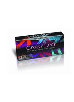 ColourVUE Crazy Lens  Purple Dragon Lenses Yearly Disposable  2 Lenses  - Image 2