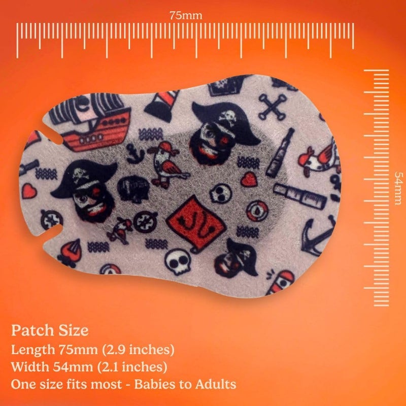 HIDESEE Adhesive Eye Patches for Kids Skincare (Explorer)- Baby Eye Patch for Lazy Eye Treatment - Fun, Hypoallergenic Kids Eye Patches for Amblyopia (50 Pack) - Image 3