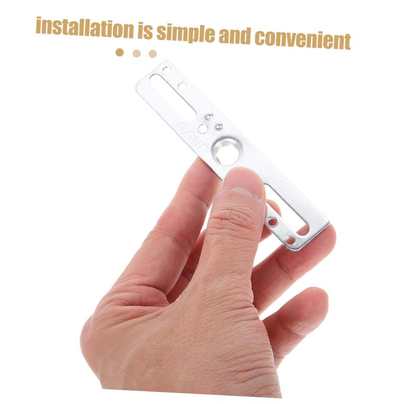 4 Pcs Flush Mount Ceiling Light Bracket Kit White Easy to Install Top Plate - Image 4