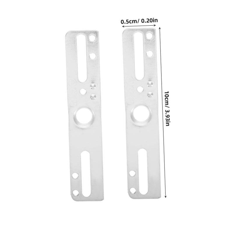 4 Pcs Flush Mount Ceiling Light Bracket Kit White Easy to Install Top Plate - Image 3