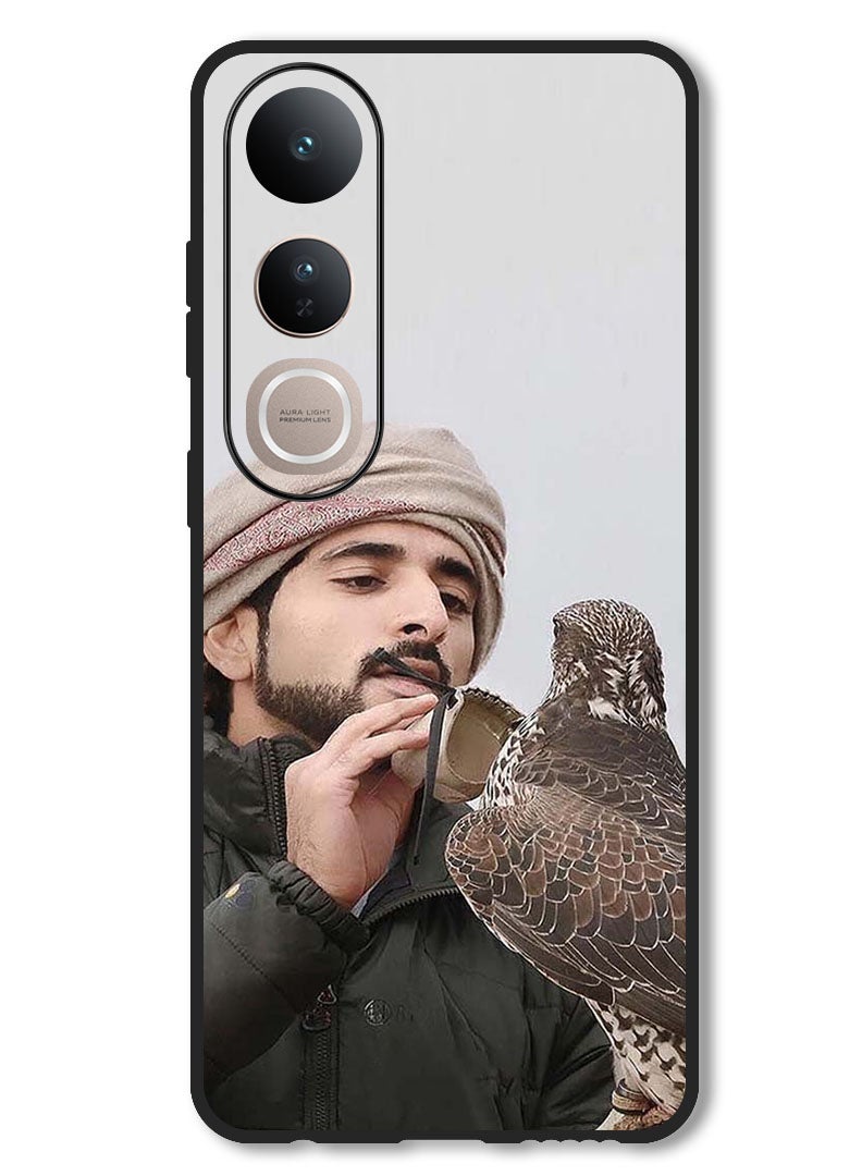 Theodor Case Compatible with Vivo V50 Lite Protection Shockproof Bumper Cover Sheikh Hamdan Loving His Eagle - Image 1
