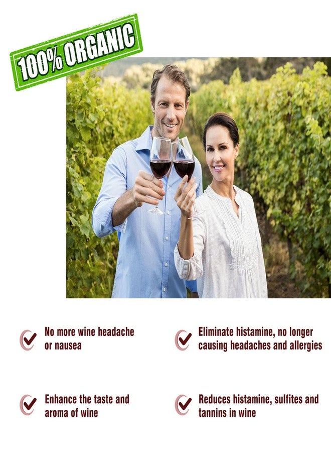 WEESIGEI Wine Wand Sulfite Purifier: Wine Filters Remover Histamines Sulfite - Reduce Headaches Alleviate & Sensitivities（pack of 8） - Image 2