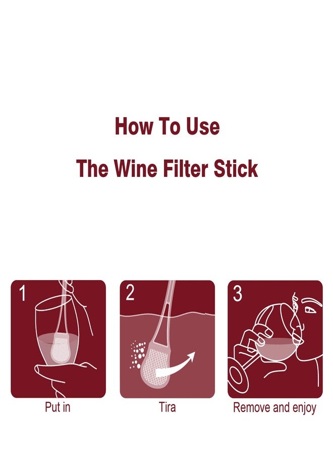 WEESIGEI Wine Wand Sulfite Purifier: Wine Filters Remover Histamines Sulfite - Reduce Headaches Alleviate & Sensitivities（pack of 8） - Image 4