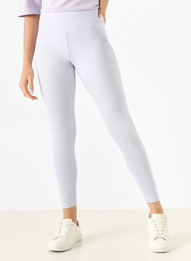 كابا بنطلون ليقنز بخصر مطاطي وتفاصيل شعار من كابا - Image 1