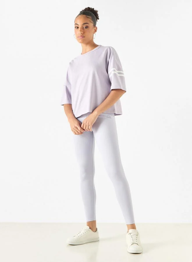 Kappa Kappa Logo Detail Leggings with Elasticated Waistband