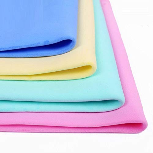Auto Hub Leatherette Chamois Cloth for Car Cleaning, Super Water Absorbent (Set of 2). - Image 3
