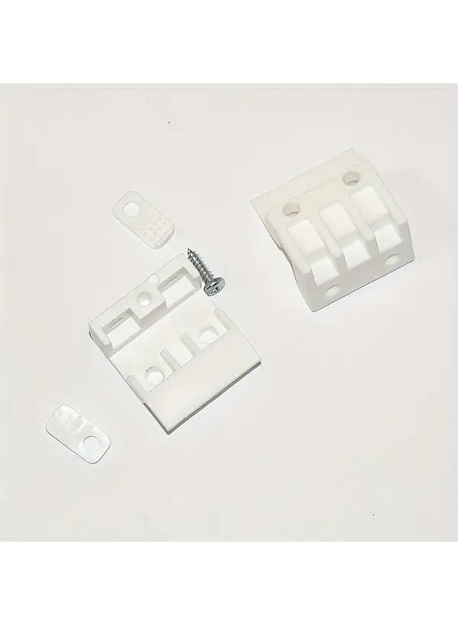 1pc Tool Free Mount Bracket Holder For Pleated Cellular Shades Headrail - Image 5