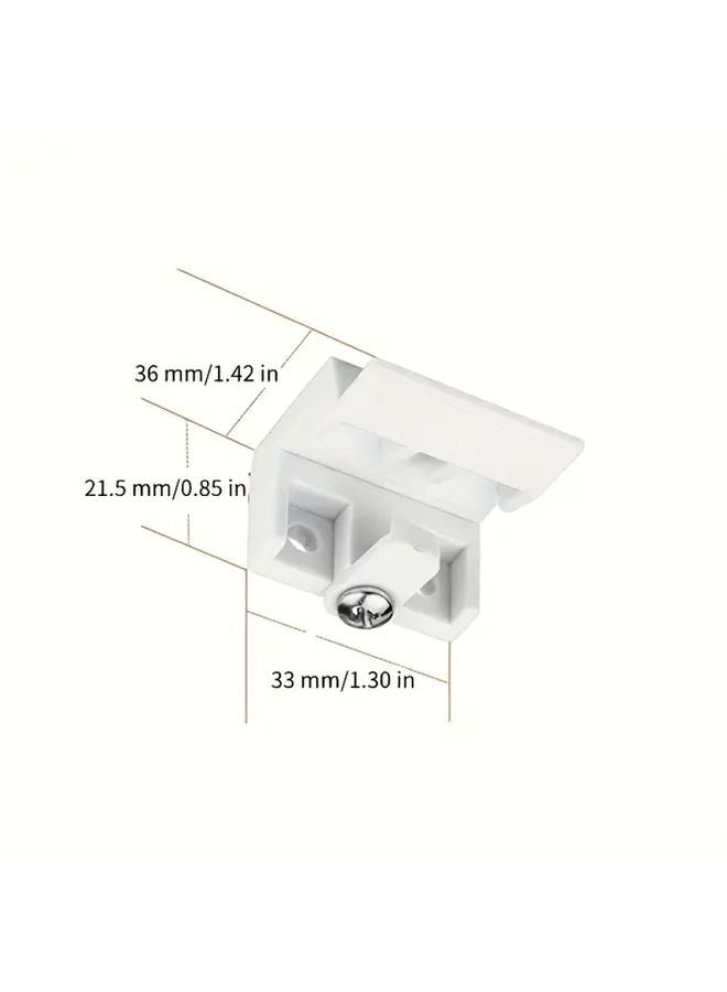 1pc Tool Free Mount Bracket Holder For Pleated Cellular Shades Headrail - Image 4