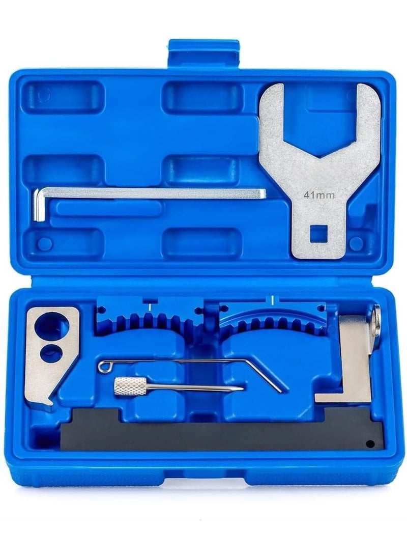 Generic - Engine Camshaft Tensioning Locking Alignment Timing Belt Tool Kit with Water Pump Wrench, Camshaft Holding Tool Compatible with 1.4 1.6 1.8 L - Image 1