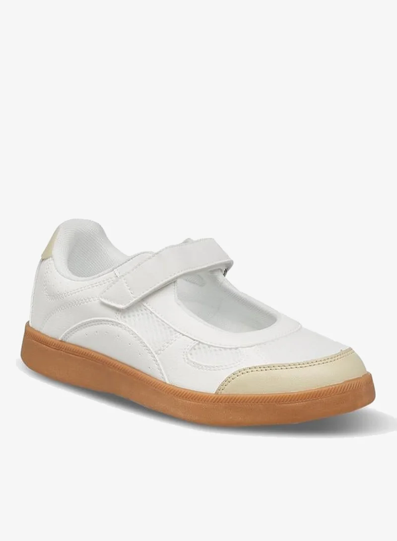 Dash WHITE Women Hook & Loop Mary Jane Shoes for Women | Best Price UAE