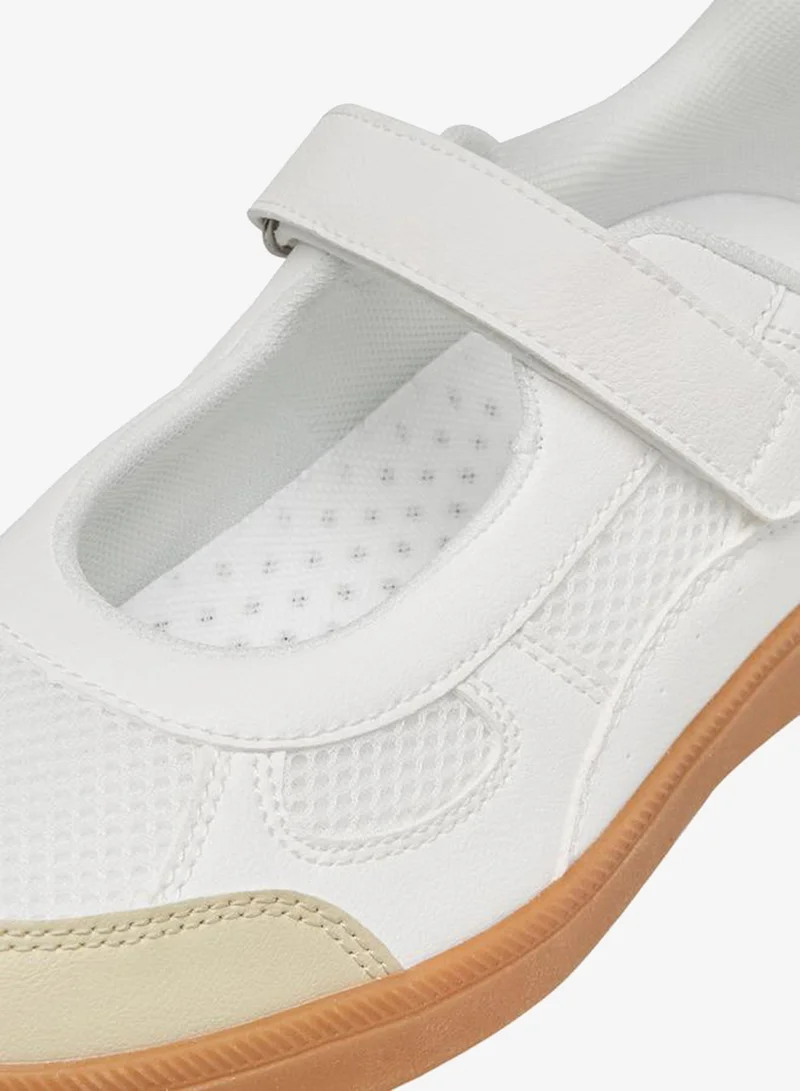 Dash WHITE Women Hook & Loop Mary Jane Shoes for Women | Best Price UAE