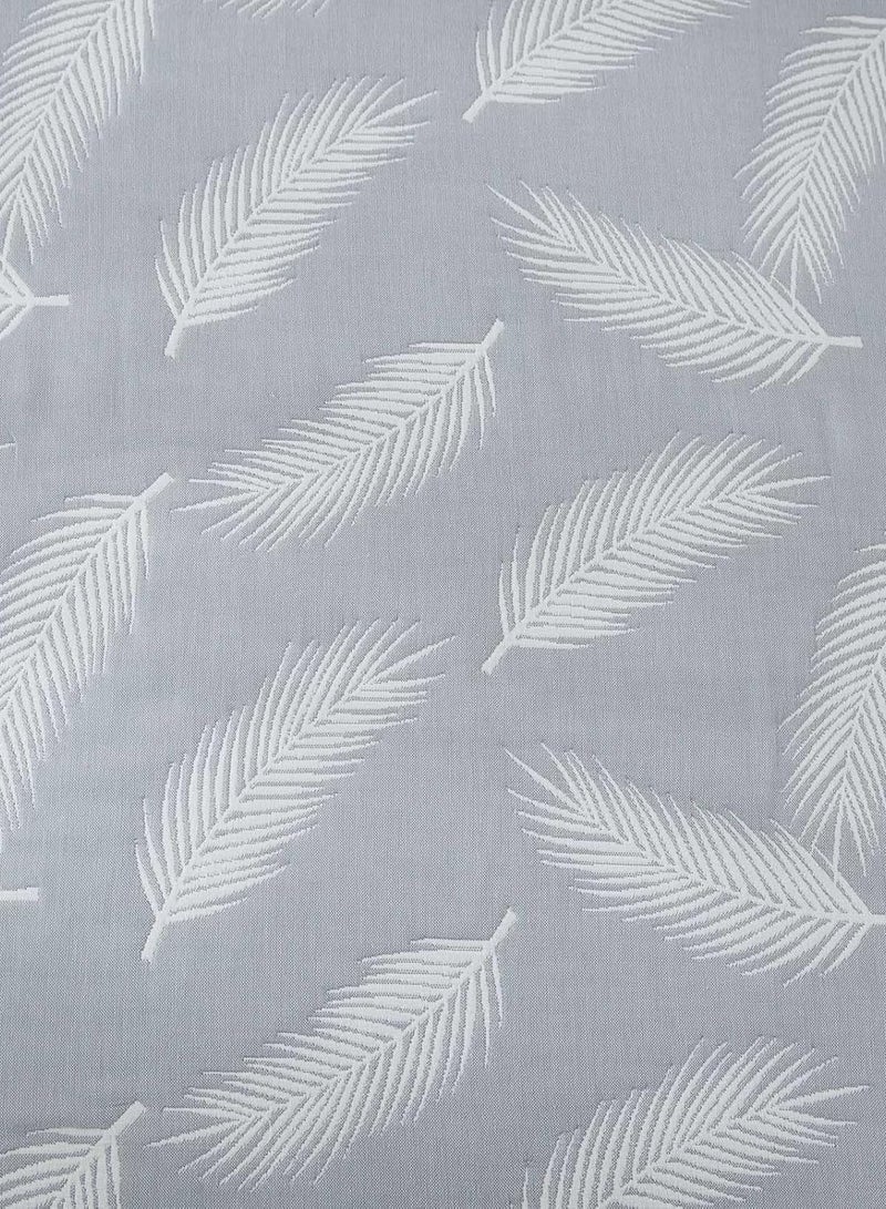 Waffle Fleece Blanket, Single Size Throw Blanket, For Bed Travel Couch, 150x200cm Grey-Apricot  - Image 3