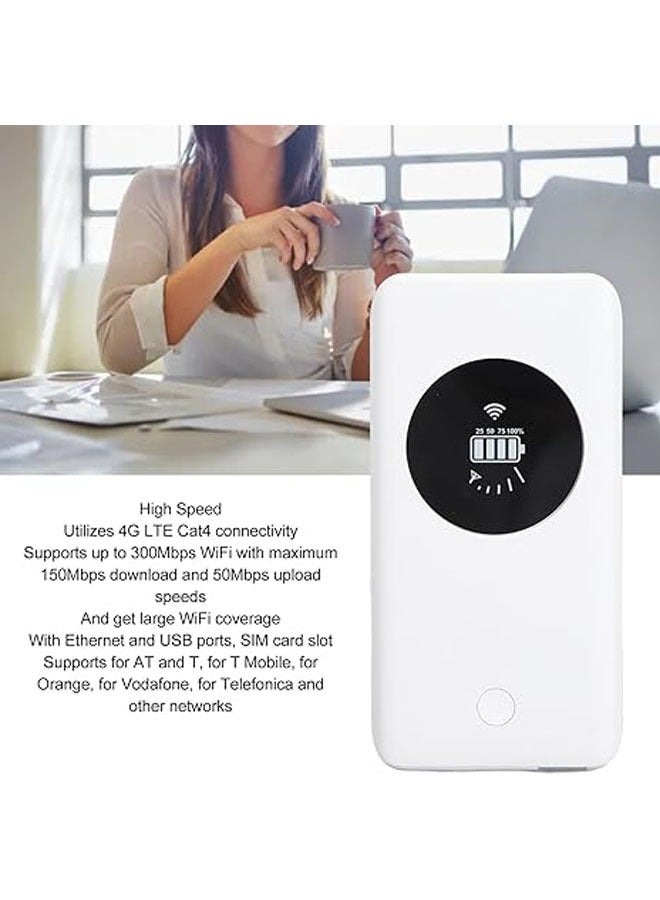 general Portable wireless WiFi router, USB C input, portable pocket WiFi access point with SIM card slot, RJ45 port - Image 2