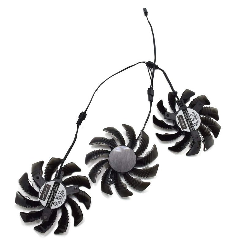 inRobert PLD08010S12H 75mm 3pin Video Card Fan Replacement for Gigabyte GEFORCE GTX 970 Cooling Fan - Image 4