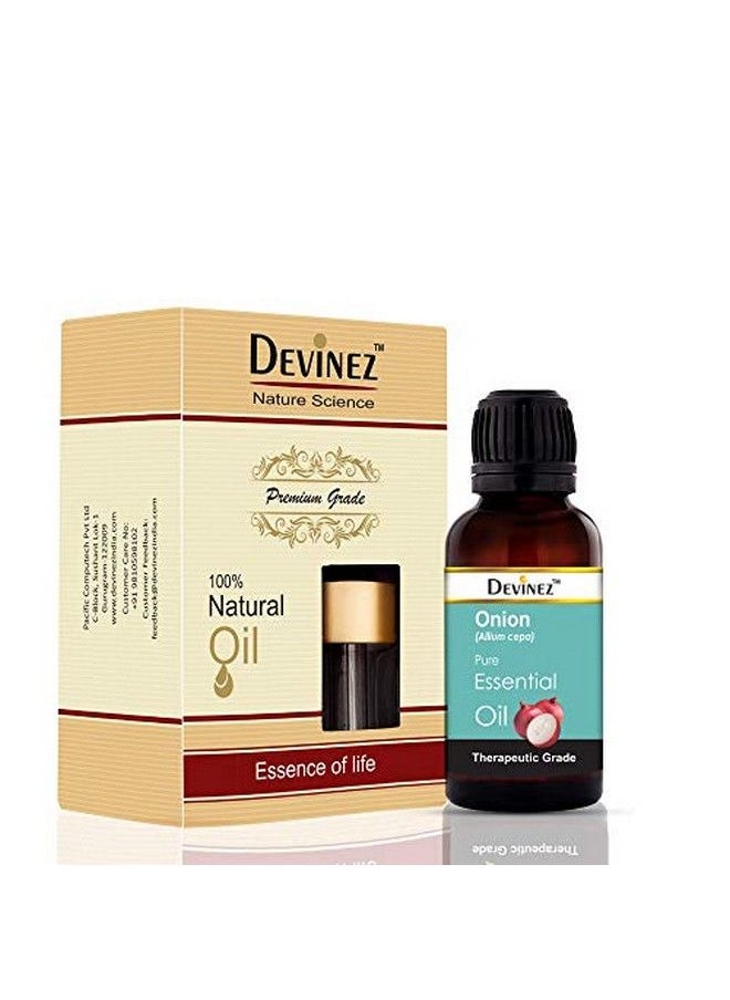 Devinez - Onion Essential Oil 100% Pure Natural & Undiluted 15Ml In Glass Bottle Nourishes The Skin Heals Wounds For Hair Growth Detoxification Heals Wounds Lighten Up Marks Scars & Spots - Image 1