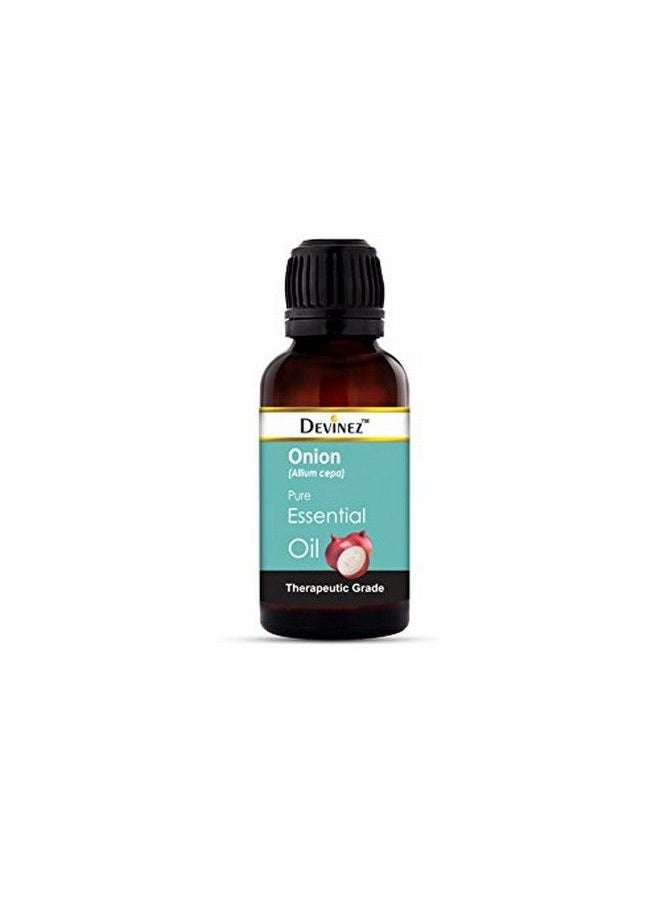 Devinez - Onion Essential Oil 100% Pure Natural & Undiluted 15Ml In Glass Bottle Nourishes The Skin Heals Wounds For Hair Growth Detoxification Heals Wounds Lighten Up Marks Scars & Spots - Image 1