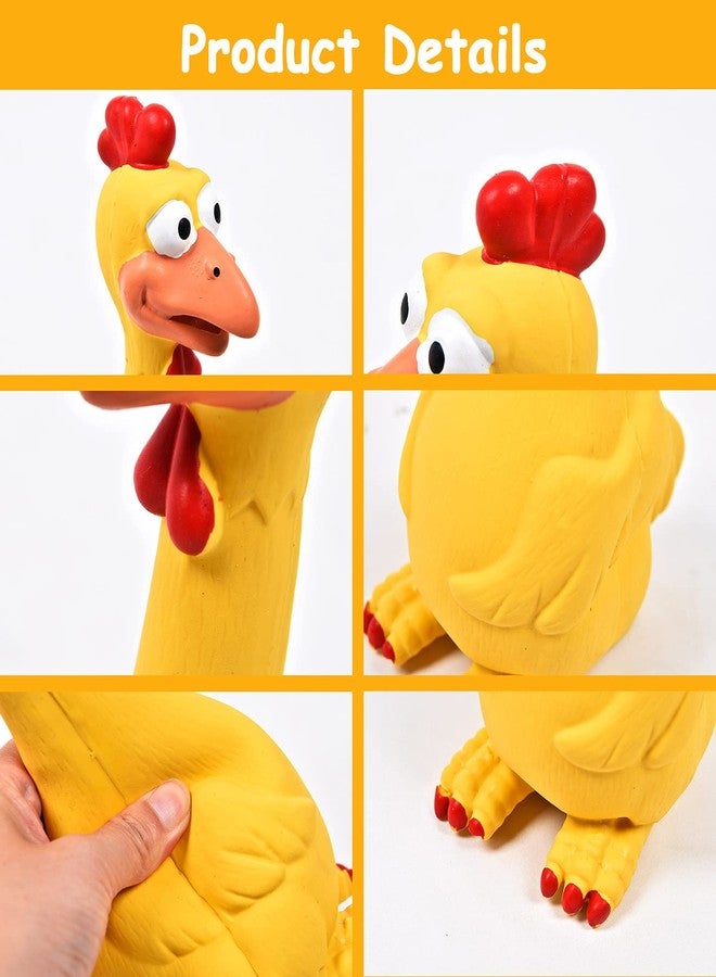 LONG RIVER Horse Toys, Rubber Chicken Squeaky Toys Play Reduce Separation Anxiety Fetch,Horse Play Ball Soccer Ball.for Medium or Large Pet Breeds Dog - Image 2