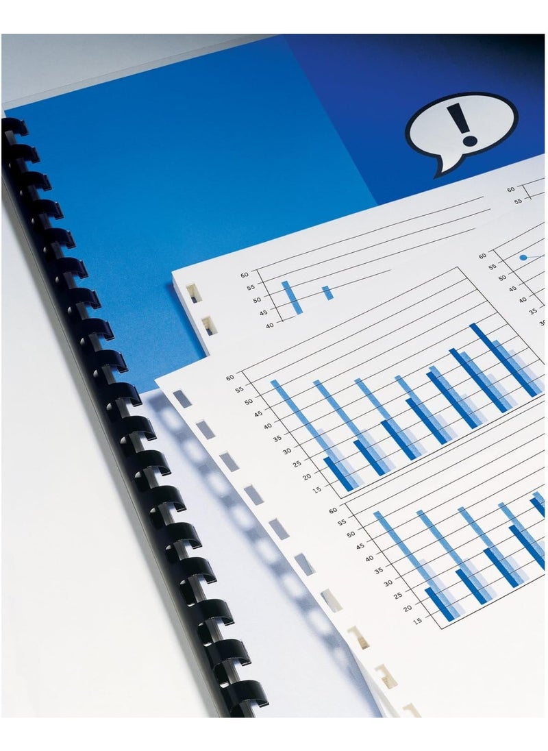 GBC GBC CombBind Prepunched Paper, Binding, 8.5 x 11 Inches, White, 500 Sheets per Pack (2020046)  - Image 4