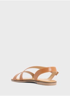 ELLA Strappy Flat Sandal With Buckle  - Image 3