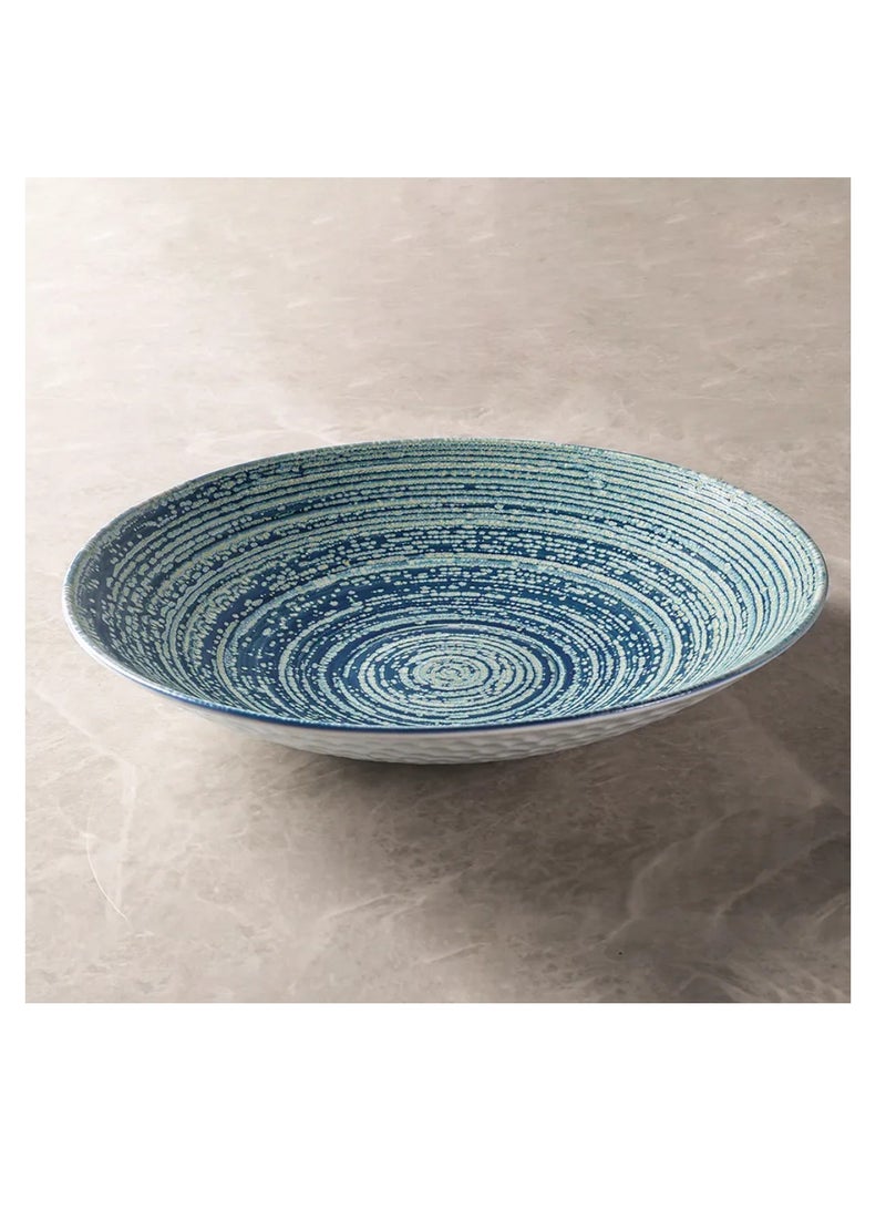 MAAC HOME MAAC Home  Oceanic Opulence Retro Big bowl Elegant Durable and Classic design Perfect for Family Everyday Use, and Family Get- Together, Restaurant, Banquet and More (1) - Image 1
