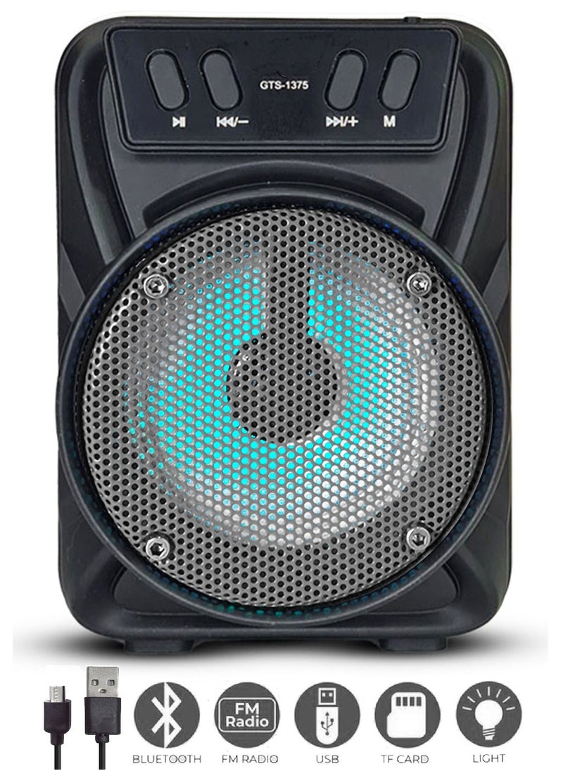 Generic - Wireless Bluetooth Speaker Stereo Sound FM Radio TF Memory USB Input - Image 1