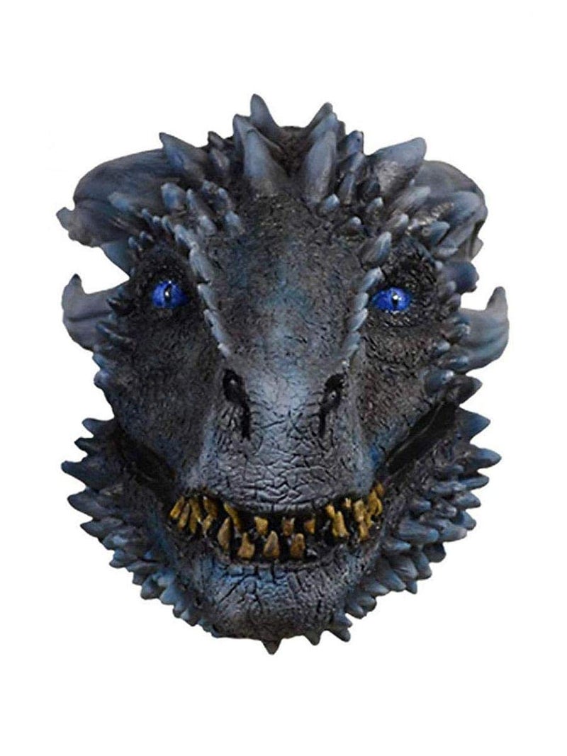 Game Of Thrones White Walker Dragon Adult Full Latex Costume Mask - Image 3
