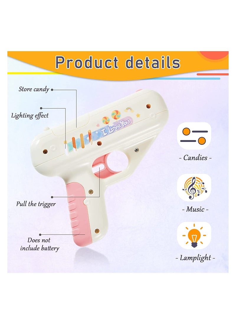 Music Lollipop Gun Glowing Toy Candy Gun