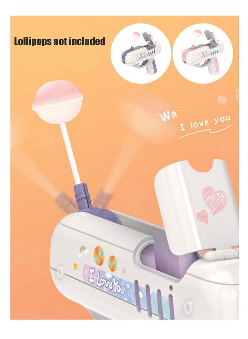 Music Lollipop Gun Glowing Toy Candy Gun