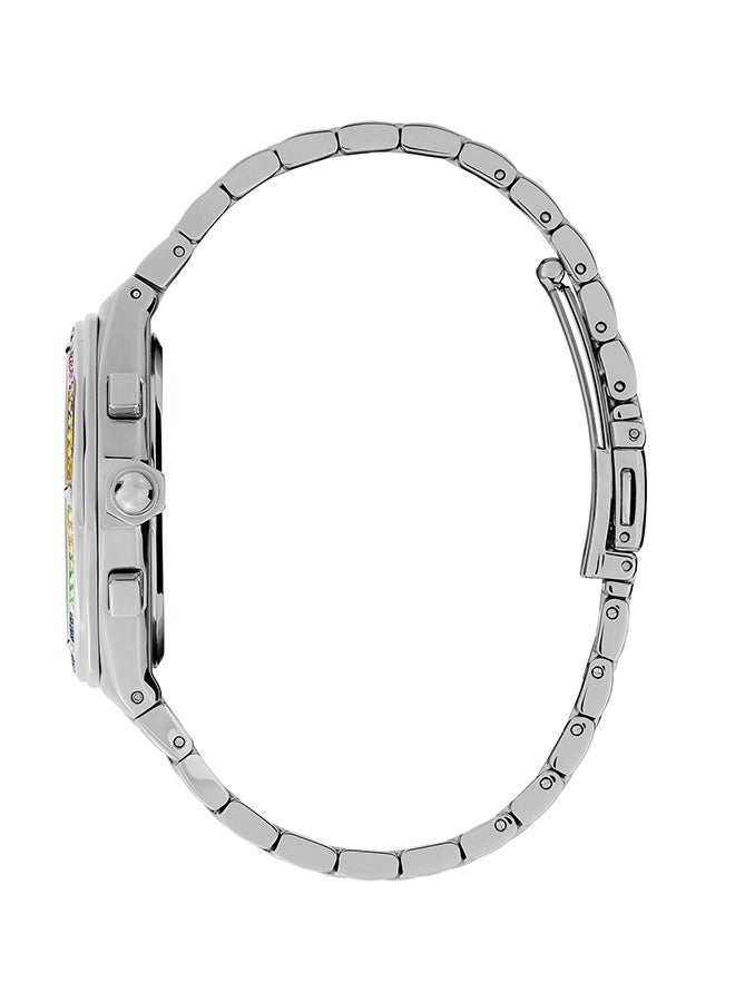 OLIVIA BURTON Hexagon Multifunction Women'S Stainless Steel And Crystals Case  Watch - Image 4