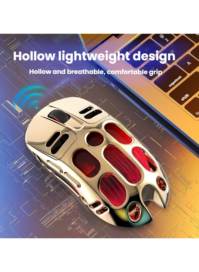 General Hollow out mechanical wireless gaming mouse Bluetooth enjoy an immersive gaming experience  - Image 1