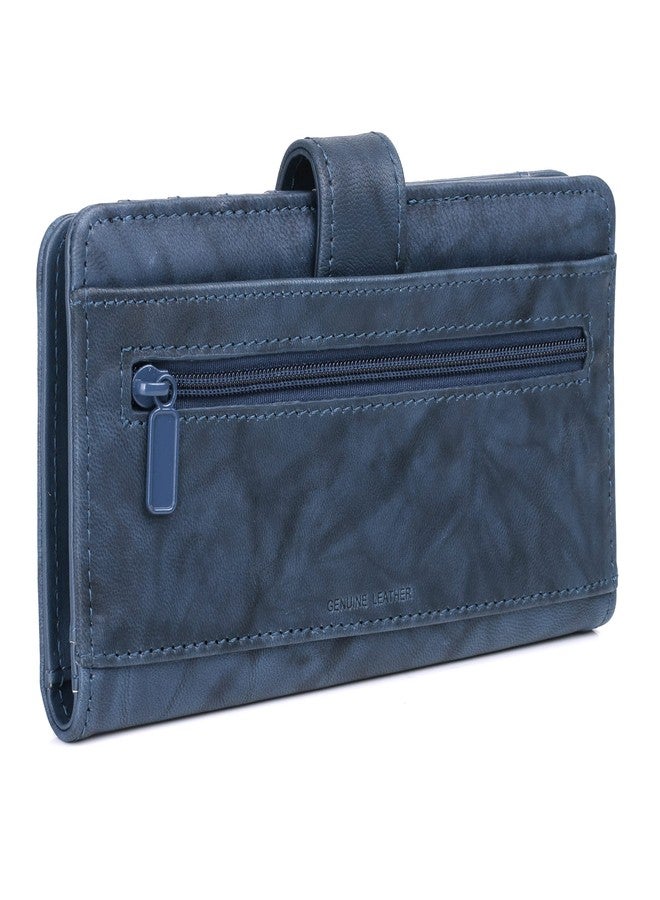 Buxton Heiress Pik Me Up - Checkbook & Credit Card Holder Wallet, Red Rfid - Image 2