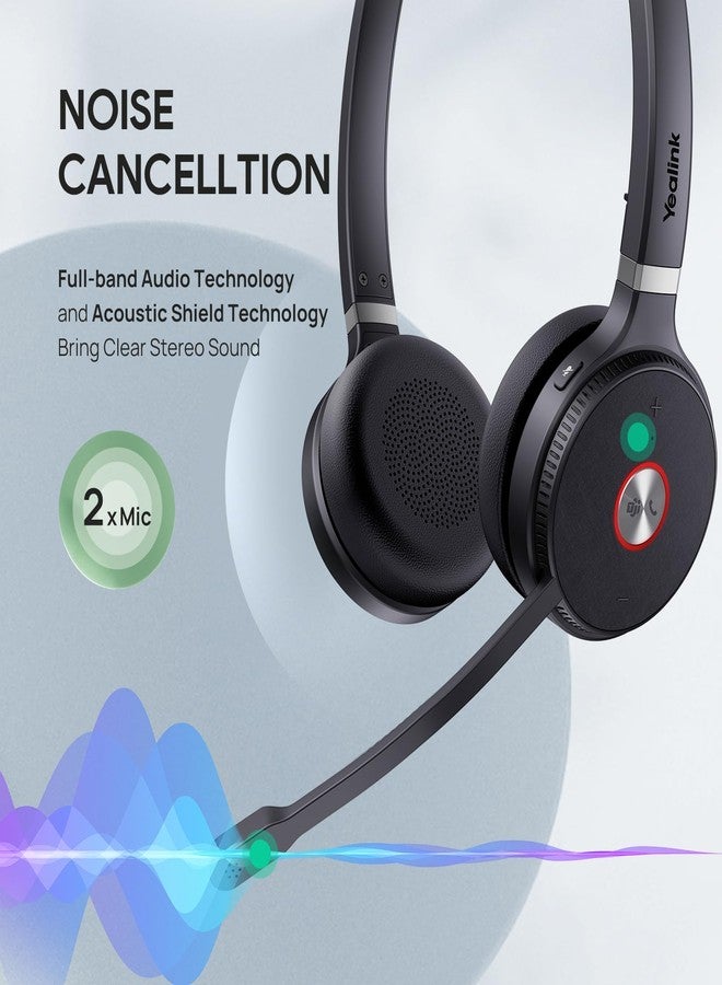 Yealink وسادة أذن جلدية بديلة من يالينك (1 قطعة) لسماعة الرأس اللاسلكية WH62 WH66 DECT، سماعة الرأس السلكية UH36، وسماعة الهاتف YHS36، وسادات أذن من رغوة الذاكرة الناعمة، تصميم خفيف الوزن وقابل للتنفس - Image 3