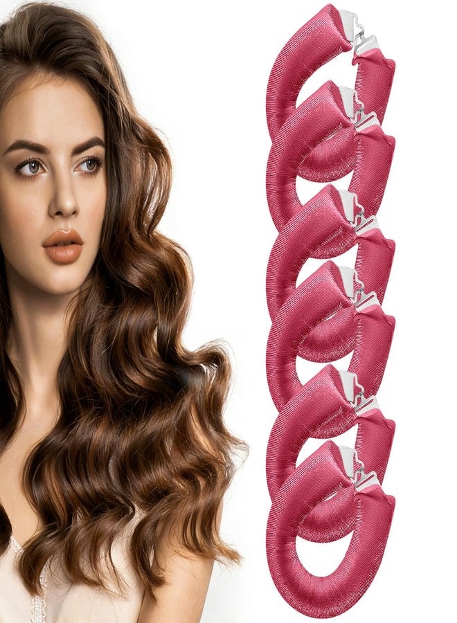 nunflue Heatless Curls Overnight Set - Jumbo Overnight Hair Curlers to Sleep In, Soft Velvet Hair Rollers for Women, No Damage Curls Styling Tools - Image 1