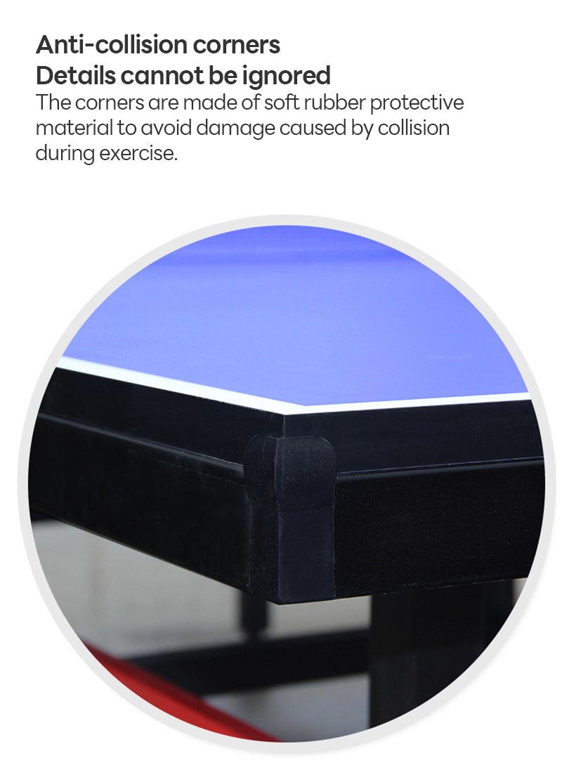 ETG Foldable Indoor Grid Table Tennis Table, Removable Table Tennis Table 274*152.5*76CM  - Image 5