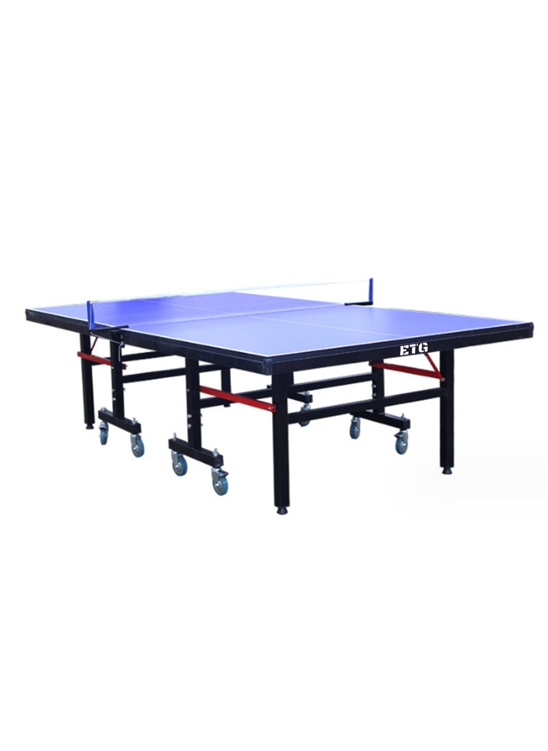 ETG Foldable Indoor Grid Table Tennis Table, Removable Table Tennis Table 274*152.5*76CM  - Image 1