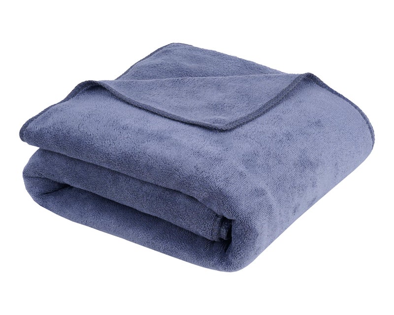 Fezora® Microfiber Weft Knitting Towels for Bath | Towels for Bath Large Size Bath Towel - Soft & Absorbent | 400 GSM | 1 Piece Bath Towel for Men/Women | 70 cms x 140 cms (Dark Grey) - Image 1