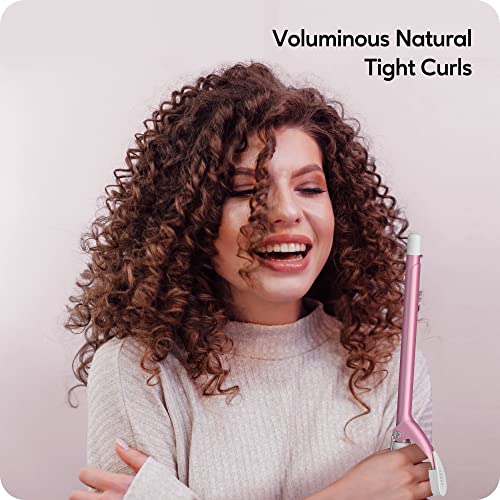 ORYNNE 1/2 Inch Curling Iron Wand Ceramic, Small Barrel Curling Iron for Tight Curls, Half Inch Tiny Curling Wand for Short & Long Hair, Heat Up Fast, Digital Temp Control - Image 2