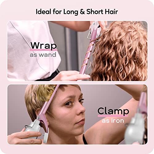 ORYNNE 1/2 Inch Curling Iron Wand Ceramic, Small Barrel Curling Iron for Tight Curls, Half Inch Tiny Curling Wand for Short & Long Hair, Heat Up Fast, Digital Temp Control - Image 3