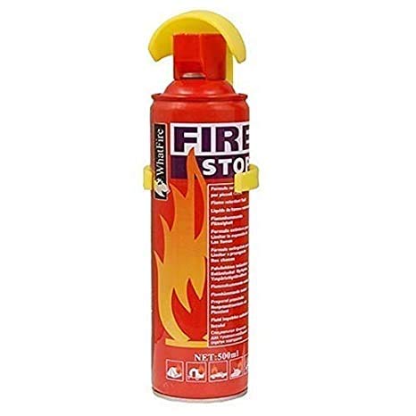 VOILA Fire Extinguisher for Car & Home (500ml), Portable, Compact & Easy to Use, Includes Mounting Stand, Ideal for Car, Taxi, Auto, Vehicle, Home, Office, for Non-Electrical Fire (Pack of 3) - Image 2