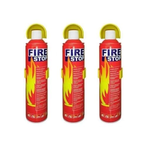 VOILA Fire Extinguisher for Car & Home (500ml), Portable, Compact & Easy to Use, Includes Mounting Stand, Ideal for Car, Taxi, Auto, Vehicle, Home, Office, for Non-Electrical Fire (Pack of 3) - Image 3